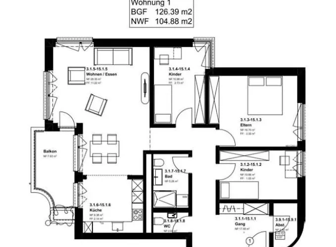 Seenaehe 300 Meter 126 Qm Wohnflaeche 6 Betten Appartamento